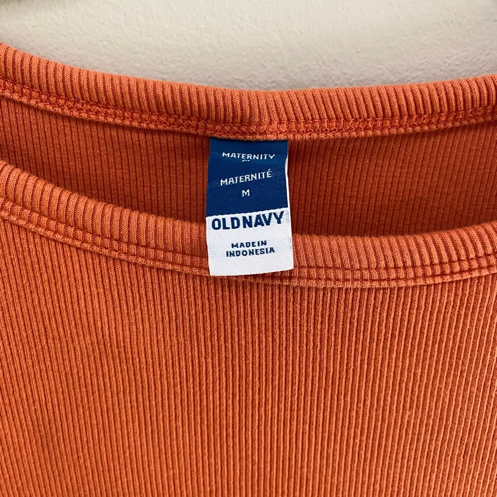 Old Navy Burnt Orange Maternity Dress - Picture 3 of 4